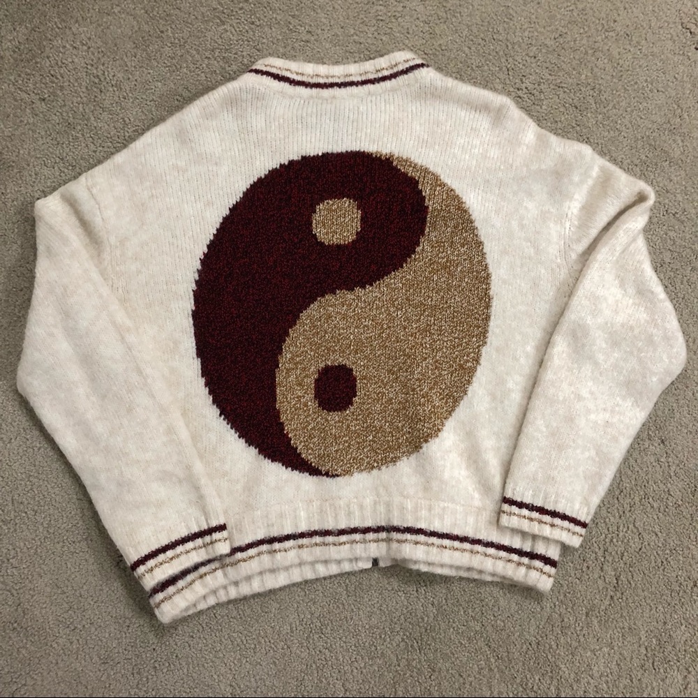 Urban Outfitter's ECOTE Wool Blend ZEN Zip Sweater